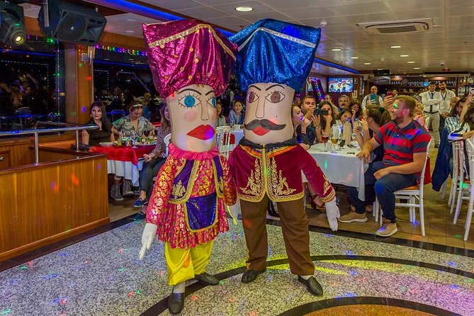 Bosphorus Sightseeing Cruise With Turkish Live Show and Dinner - Dinner and Beverage Inclusions