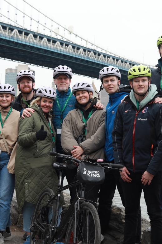 Brooklyn Bridge Self-guided Bike Tour App - Audio + Written - Pickup and Start Location