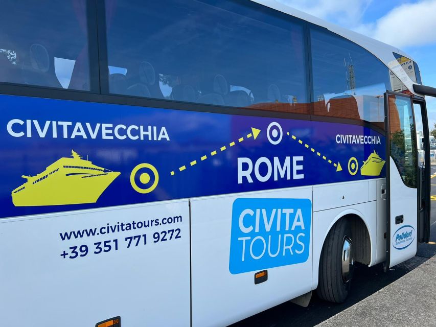 Bus Transfer From Fiumicino Airport to Civitavecchia Port - Booking and Payment Options