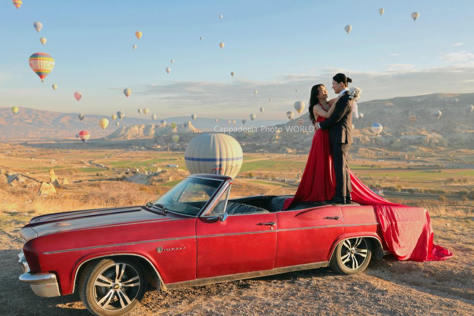 Cappadocia Photo Shoot With Classic Car and Flying Dress - Unique Photography Opportunities