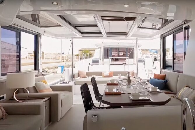 CATAMARAN Kleftiko Poliegos & Round of Milos Lunch With Open Bar - Equipment and Accessories