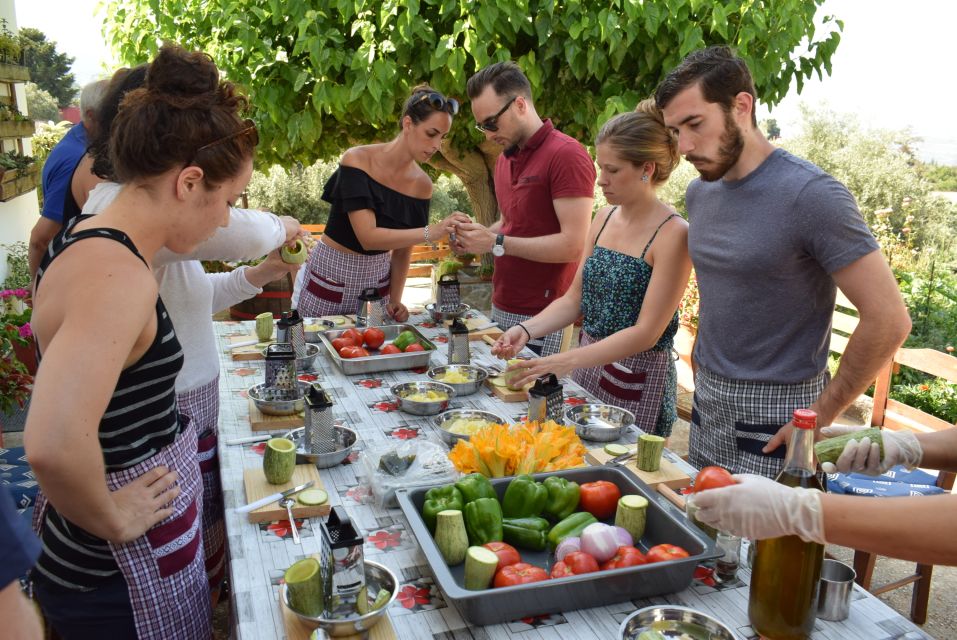 Chania: Authentic Cooking Class in the White Mountains - Ingredients and Dishes