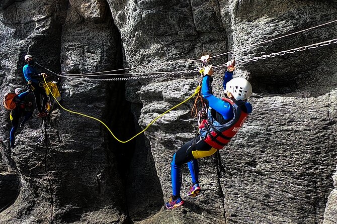 Coastering in Gran Canaria (Aquatic Route in the Ocean Cliffs) - Jumping Into the Ocean