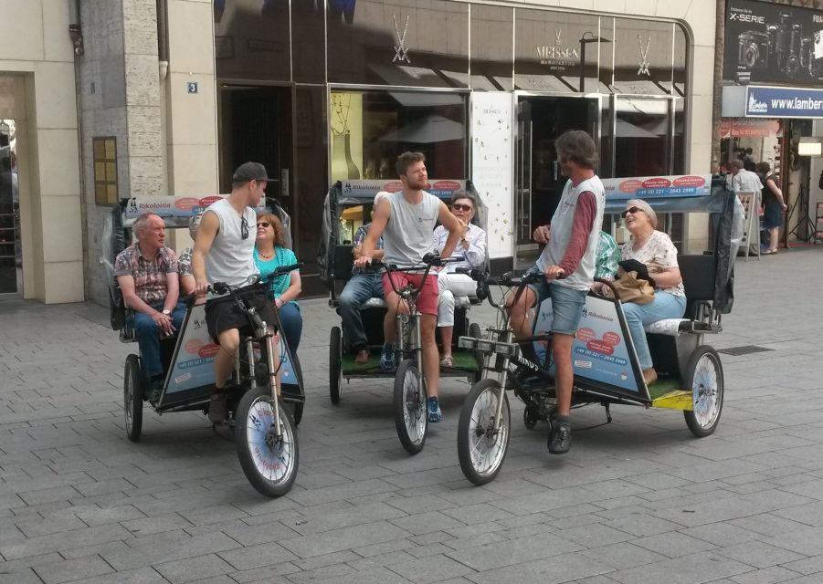 Cologne: Rickshaw Sightseeing Tour - Included Tour Components