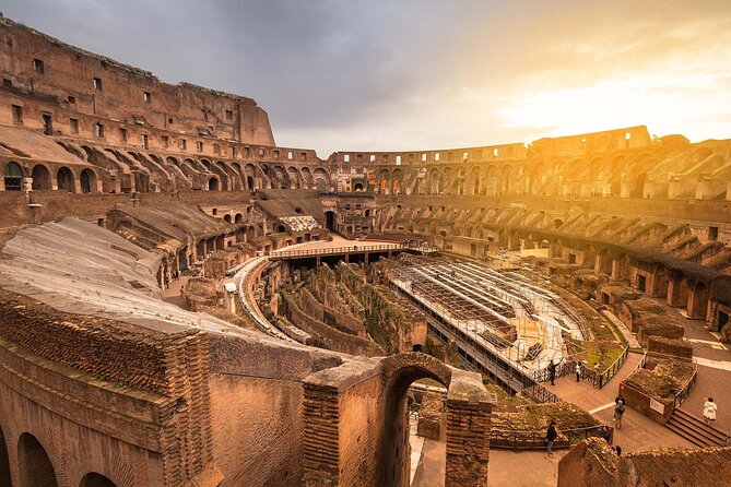 Colosseum Arena Floor Twilight Tour With Imperial Forums - Tour Group Size