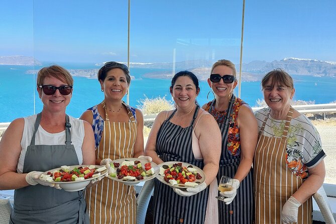 Cooking Class and Wine Tasting in Santorini - Inclusions of the Class