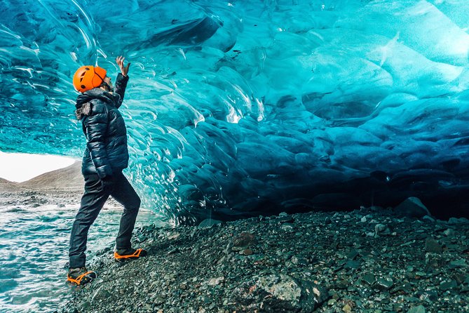 Crystal Blue Ice Cave - Super Jeep From Jökulsárlón Glacier Lagoon - Safety Gear Provided