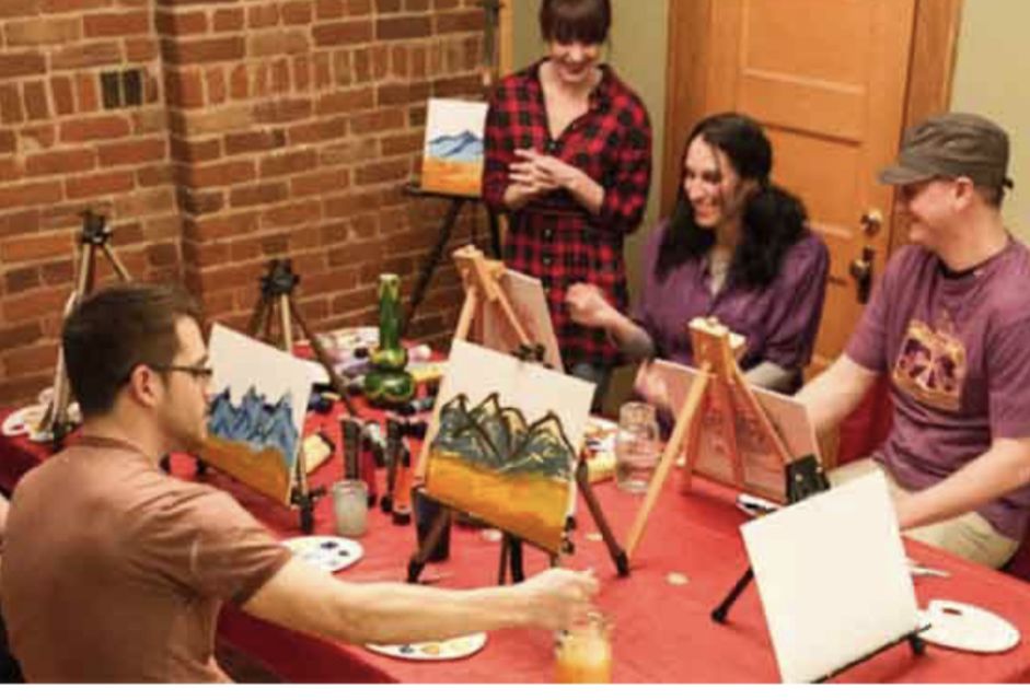 Denver: Puff Pass and Painting Class - Exploring Creative Impulses