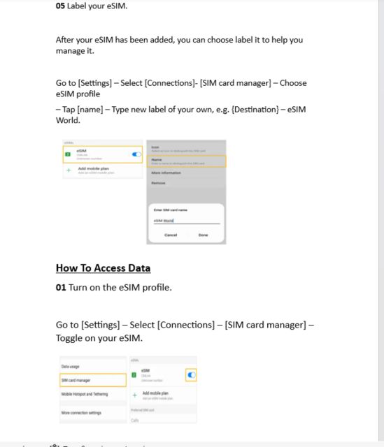 Esim for Portugal - Data Plans - Esim Device Compatibility