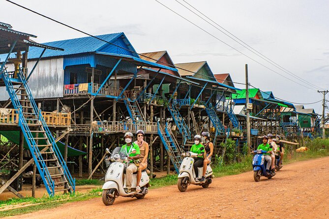 Floating Village Sunset Boat Vespa Tour - Tour Highlights