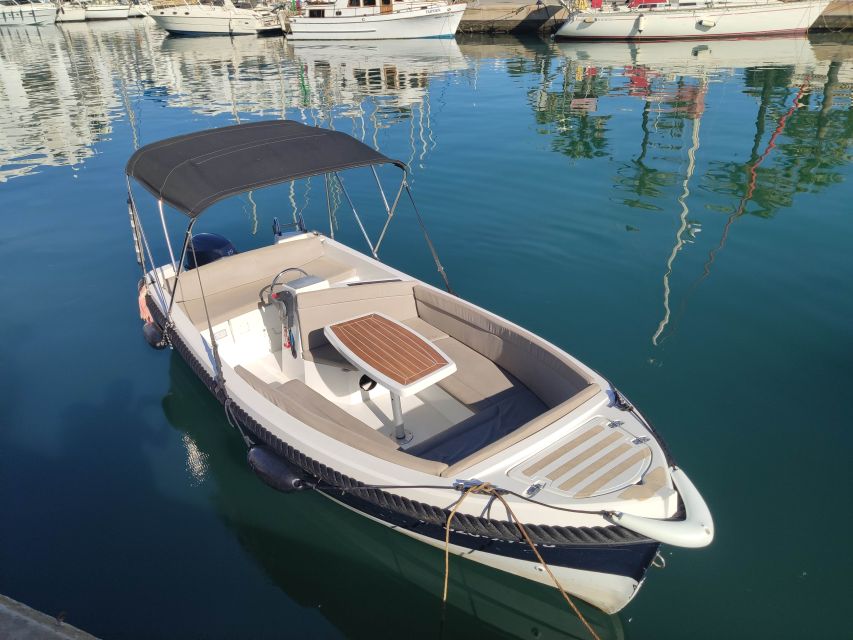 From Benalmadena: Experience Boat Rental No Need License - Inclusions and Additional Costs