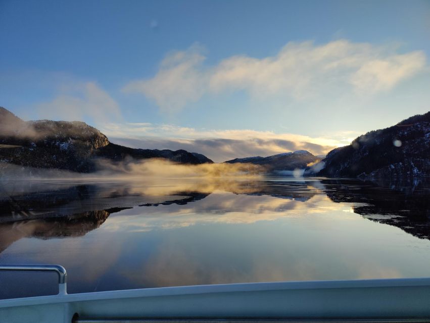 From Bergen: Scenic Fjord Cruise to Mostraumen - Included Features and Amenities