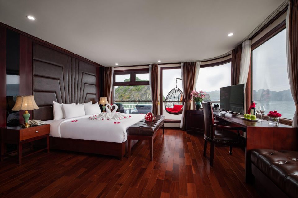 From Hanoi: 2-Day Ha Long/Lan Ha Bay Cruise W/ Private Cabin - Amenities and Services Included