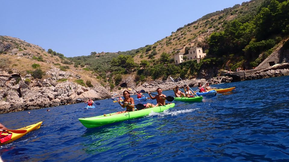 From Nerano: Kayaking Tour to the Bay of Leranto - Guide Accompaniment on the Tour