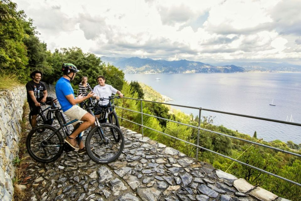 From Recco: Camogli to Portofino Park E-Bike Tour With Lunch - Cycling Through Scenic Routes