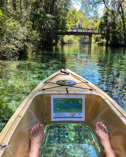 Glass Bottom Kayak Guided Tour: Silver Springs - Meeting Point and Parking