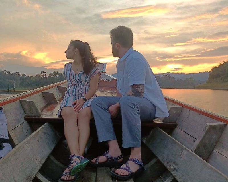 Khao Lak: Cheow Lan Lake Romantic Sunset Cruise With Drinks - Longtail Boat Cruise