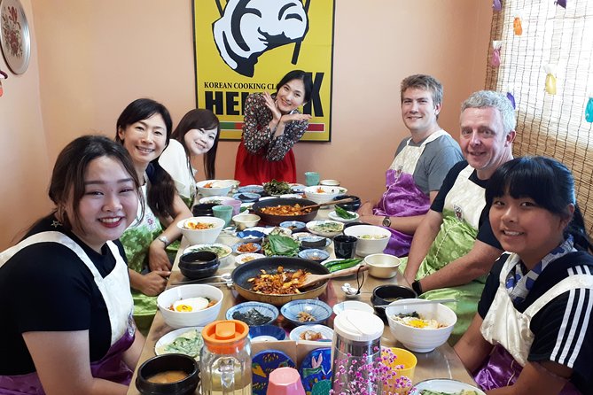 Korean Cooking Class With Full-Course Meal & Local Market Tour in Seoul - Immersion in Local Culture