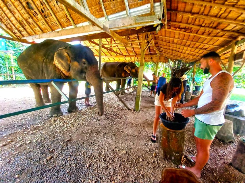 Krabi: Khao Sok Elephant Rescue Center & Bamboo Raft Paddle - Relaxing Bamboo Raft Experience