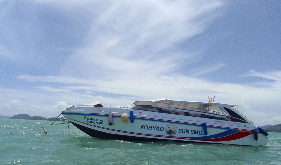 Krabi: Speed Boat Transfer to Koh Yao - Excluded Services