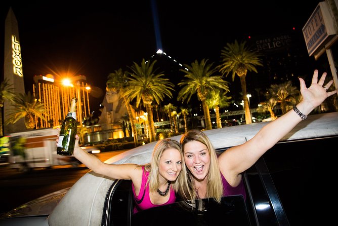 Las Vegas Strip by Limo With Personal Photographer - Photography Services