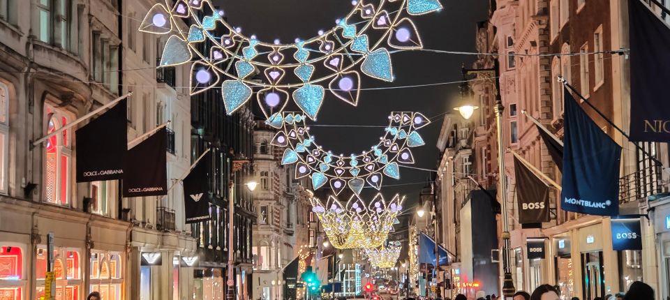 London Christmas Sparkle Private Walking Tour - Inclusions and Exclusions