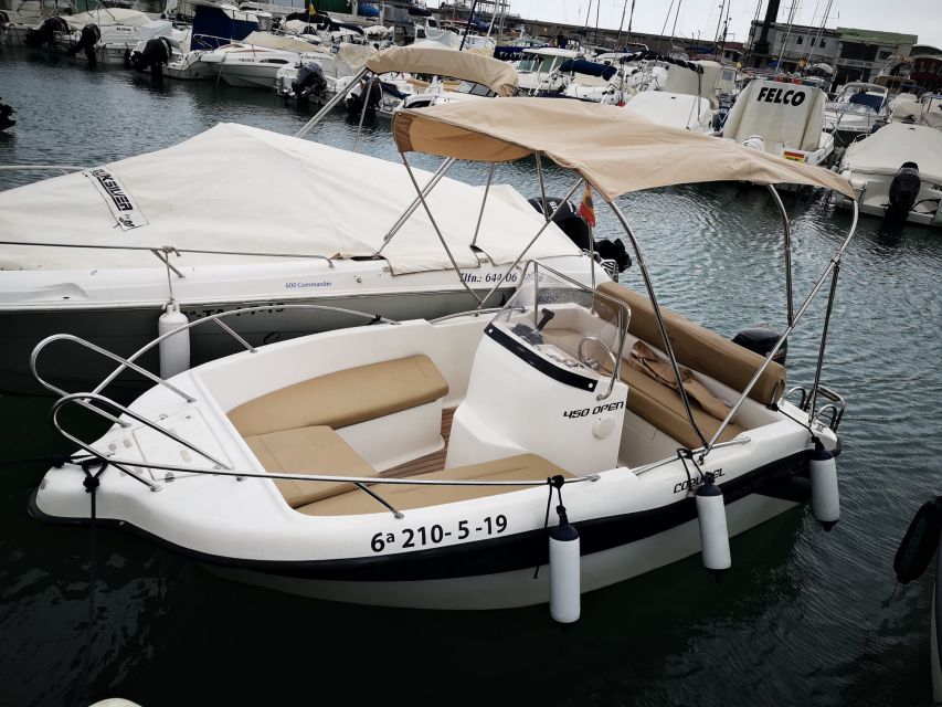 Malaga: Boat Rental Without a License for Dolphin Watching - Inclusions and Requirements