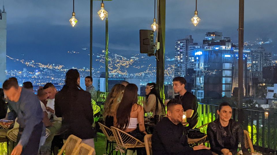 Medellín Nightlife: Rooftop Bar Crawl - Included Features and Benefits