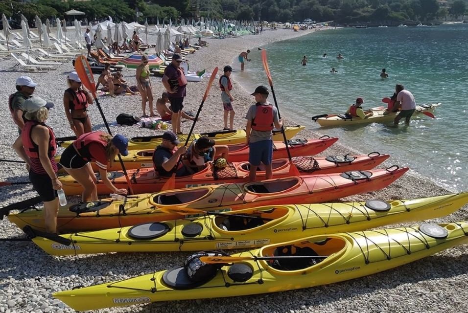 Mikros Gialos: Lefkada Guided Kayak Tour With Refreshments - Meeting Point Location