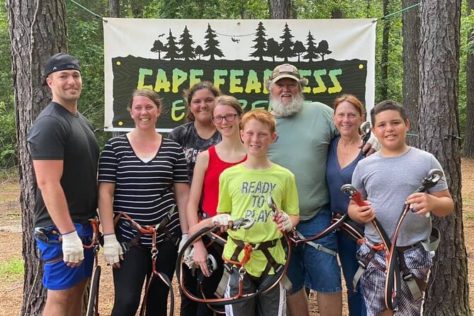 Morning Aerial Adventure Adult Course From Riegelwood - Arrival and Participation Guidelines