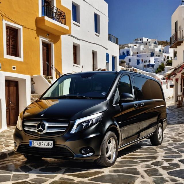 Mykonos Disposal Service: Full Day Private Driver- Minivan - Experience and Flexibility