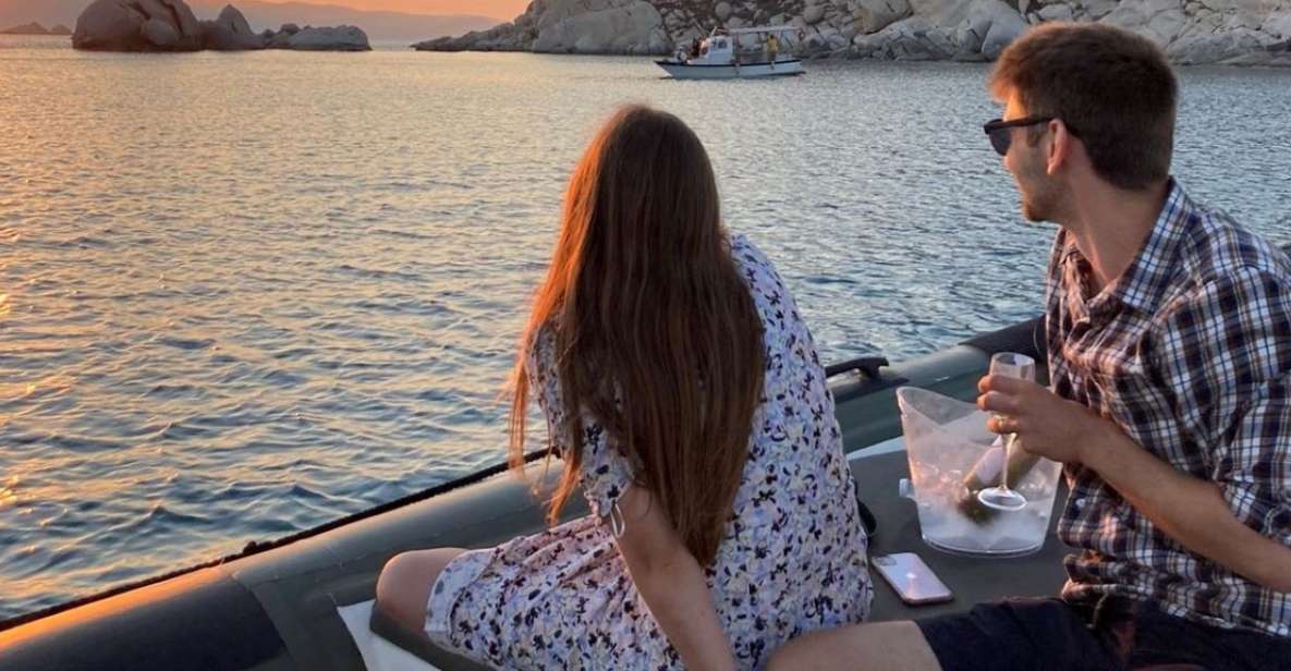Naxos: Private Sunset Boat Tour With Fruit and Champagne - Pickup Locations