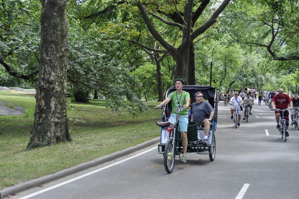 New York City: Central Park Private Pedicab Tour - Whats Not Included