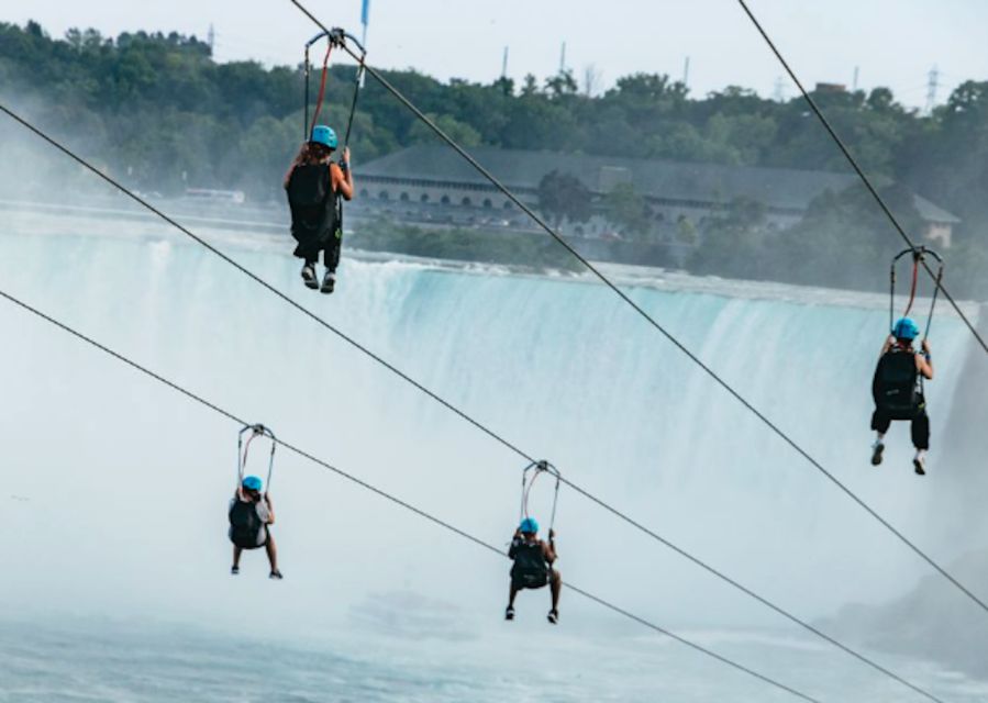 Niagara Falls, Canada: Early Bird Zip Line to The Falls - Access to Falls Observation Landing Deck