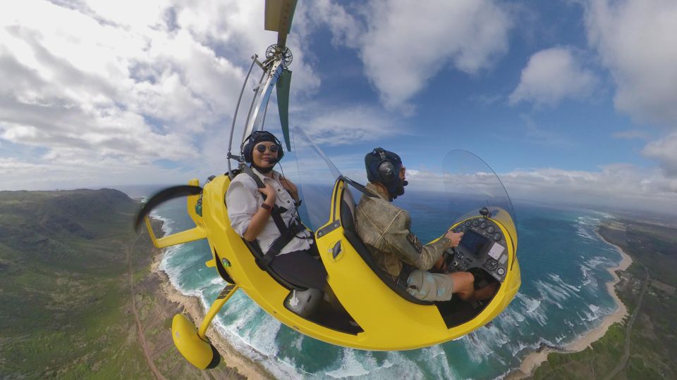 Oahu: Gyroplane Flight Over North Shore of Oahu Hawaii - Safety Briefing and Preparation