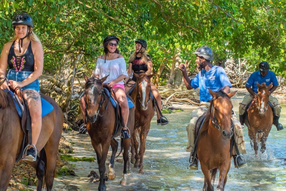 Ocho Rios: Horseback Riding in the Ocean & Bamboo Rafting - Horseback Riding to the Ocean