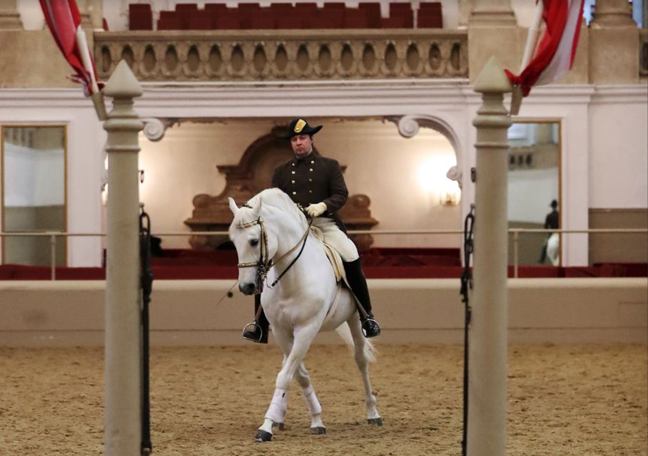 Performance Of The Lipizzans At Spanish Riding School - Atmosphere and Experience