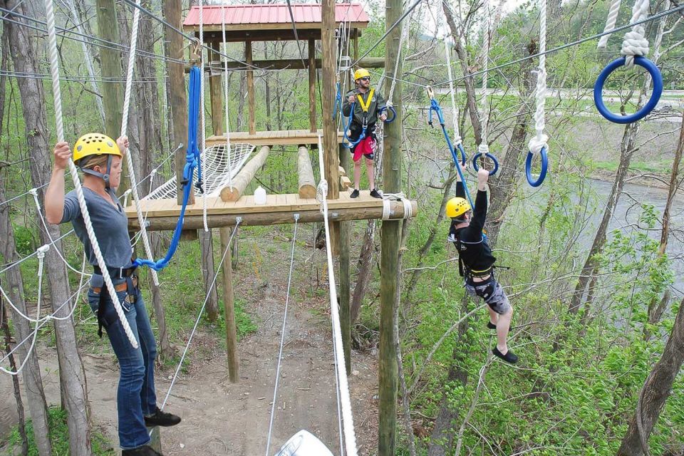 Pigeon Forge: Smoky Mountains Rope Obstacle Course Adventure - Meeting Point and Directions