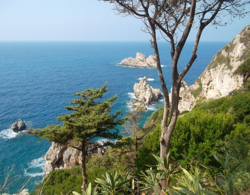 Private Corfu Beaches Tour: Paleokastritsa & Glyfada - Paleokastritsa Features