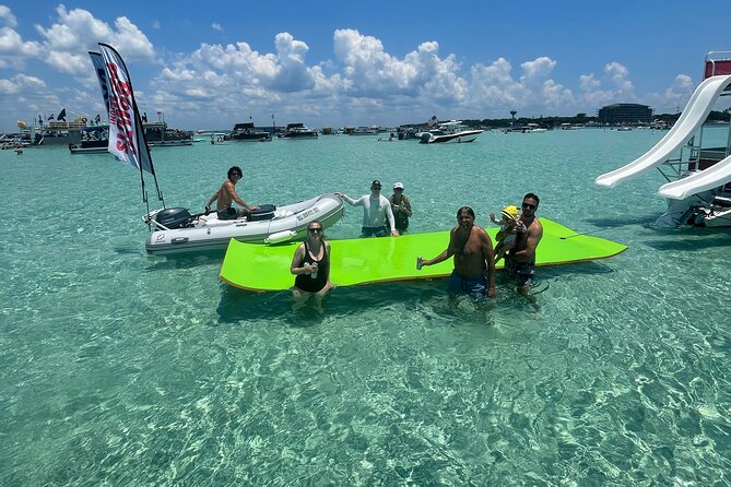 Private Crab Island Double Slides Pontoon Charter - Cancellation Policy Explained