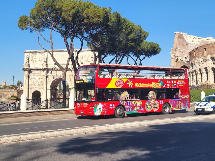 Rome: City Highlights Open-Top Bus Night Tour - Inclusions of the Tour