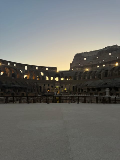 Rome: Colosseum Arena Experience With Audio Guide App - Inclusions and Meeting Details