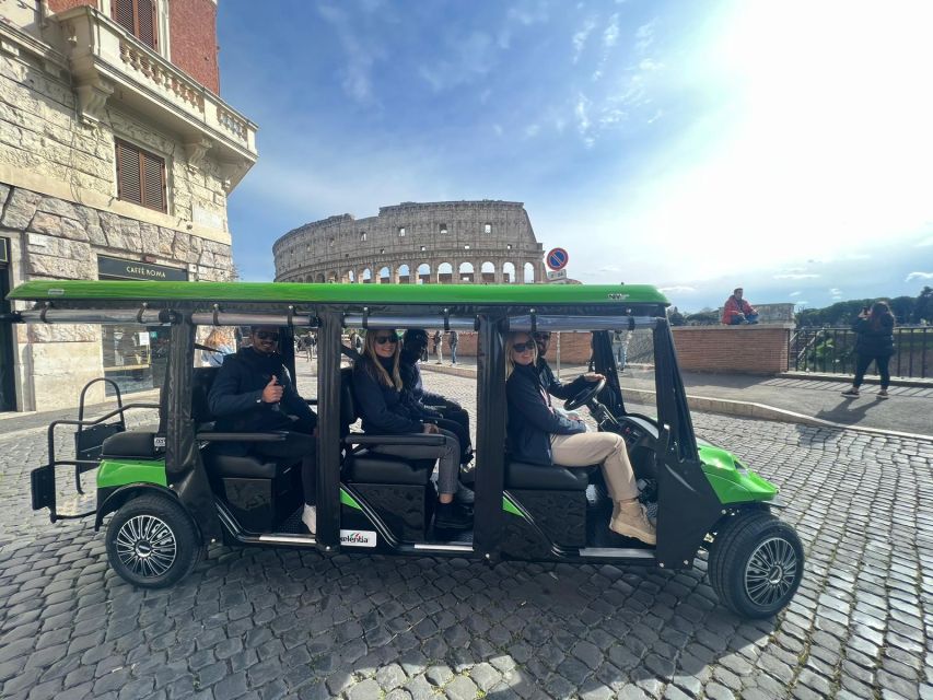 Rome: Golf Cart Tour With Artisanal Gelato Tasting - Meeting Point Details