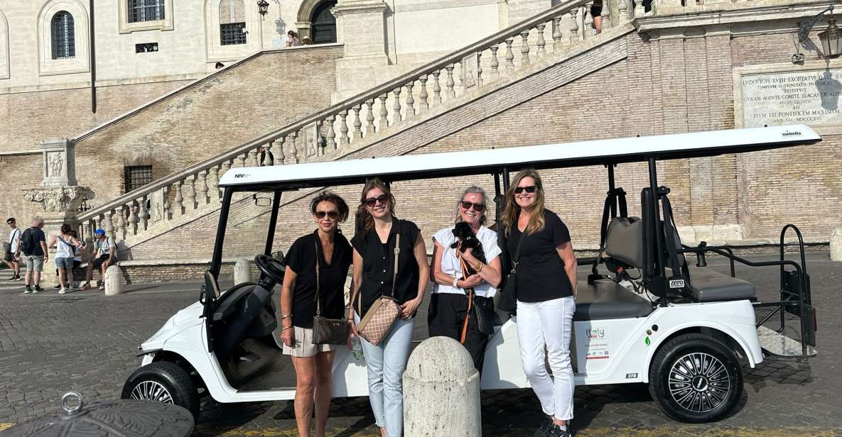 Rome: Hidden Gems and Catacombs Tour by Golf Cart - Inclusions