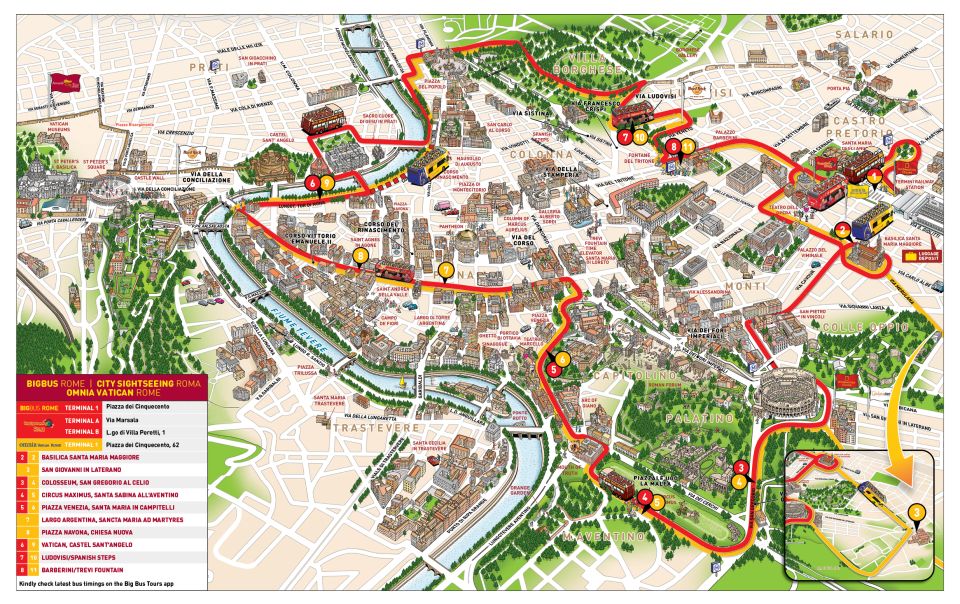 Rome: Hop-On Hop-Off Bus and Optional Cruise Port Transfer - Transfer Logistics