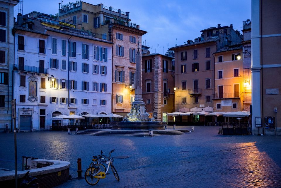 Rome: Piazzas and Fountains Sunset Tour With Aperitivo - Included Amenities