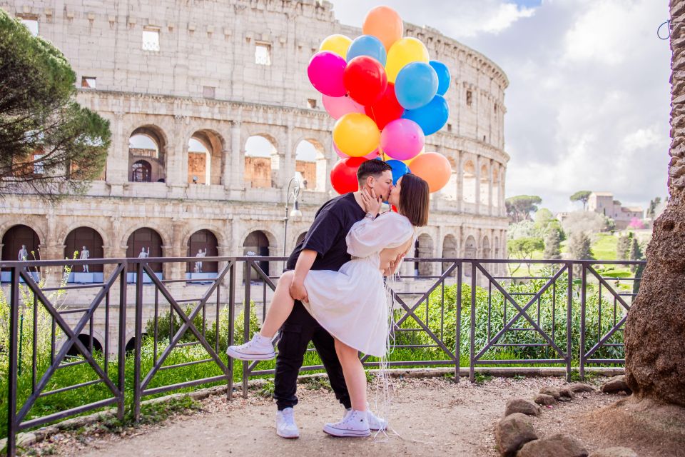 Rome: Professional Photoshoot With Balloons - Highlights