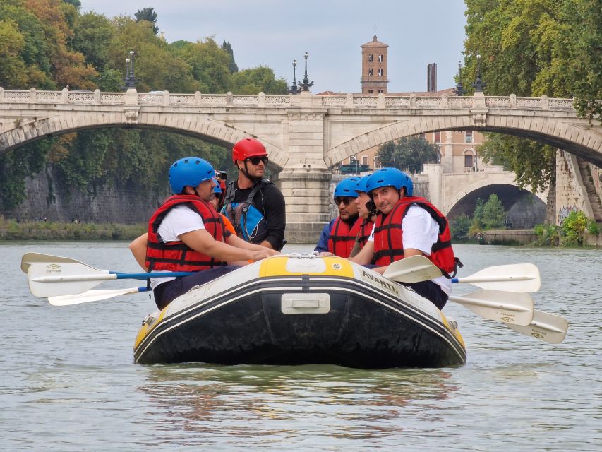 Rome: Tiber River Urban Rafting Tour With Roman Pizza - Inclusions and Exclusions