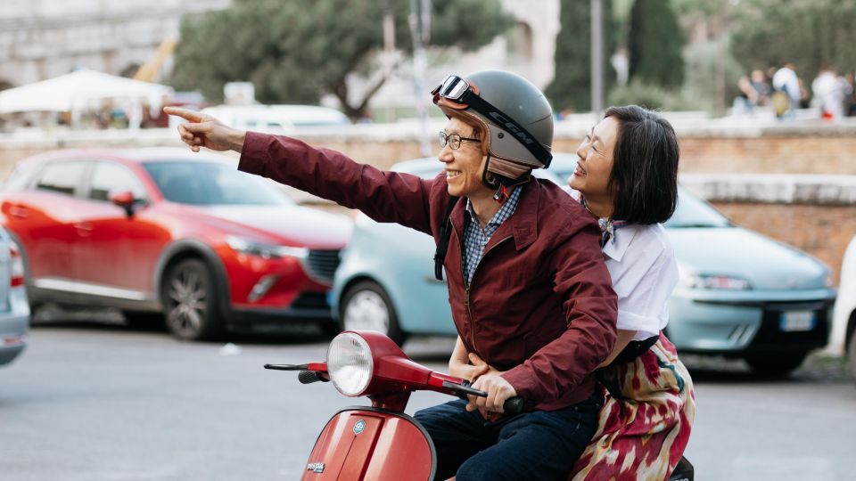 Rome Vespa City Photography Tour - Giardino Degli Aranci