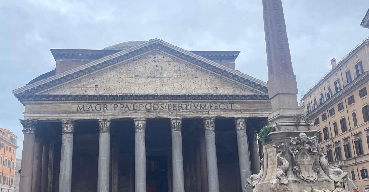 Rome Walking Tour (Private): Churches Squares and Fountains - Admiring Hadrians Temple